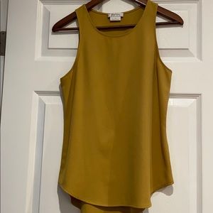 VanHeusen mustard color blouse size XS